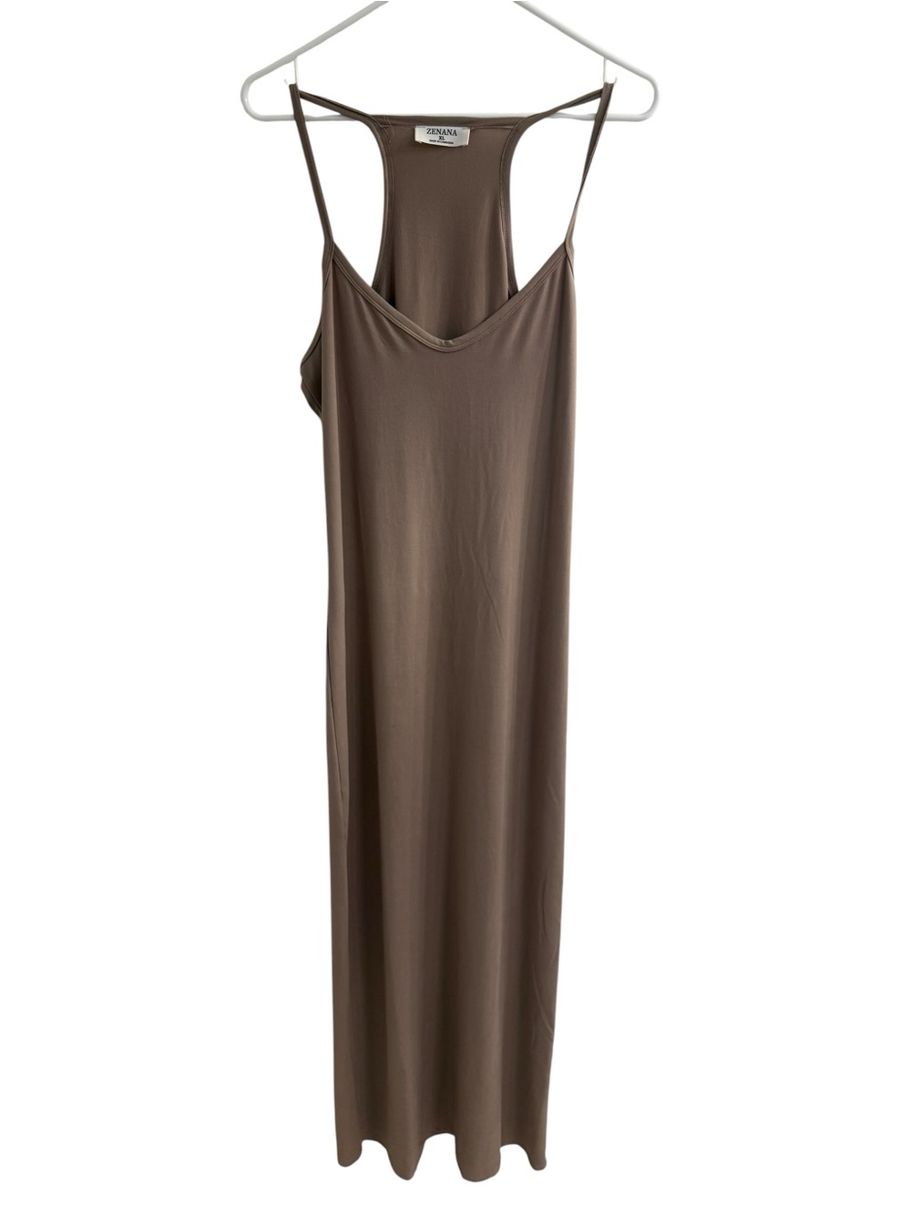 NWOT Zenana XL Beige Strappy Maxi